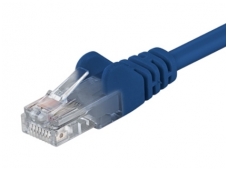 Komutacinis kabelis 1m UTP Cat5E, mėlynas
