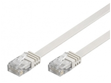 Komutacinis kabelis 1m UTP Cat5E plokščias
