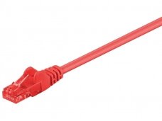 Komutacinis kabelis 1m UTP Cat6, raudonas