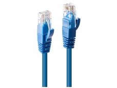 Komutacinis kabelis 1m U/UTP Cat6, mėlynas