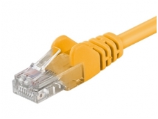 Komutacinis kabelis 2m UTP Cat5E, geltonas