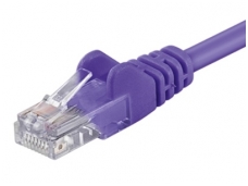 Komutacinis kabelis 2m UTP Cat5E, violetinis