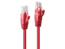 Komutacinis kabelis 2m U/UTP Cat6, raudonas