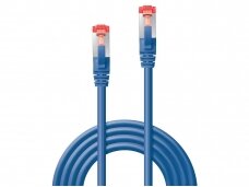 Komutacinis kabelis 3m S/FTP Cat6 Pimf, mėlynas
