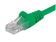 Komutacinis kabelis 3m UTP Cat5E, žalias