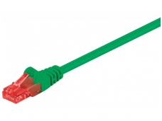 Komutacinis kabelis 3m UTP Cat6, žalias