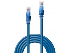 Komutacinis kabelis 3m U/UTP Cat6, mėlynas