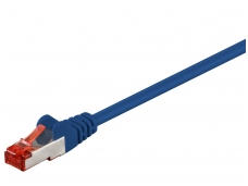 Komutacinis kabelis 50m S/FTP Cat6 Pimf, mėlynas LSZH CU