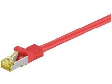 Komutacinis kabelis 5m S/FTP Cat7 Pimf, raudonas LSZH CU
