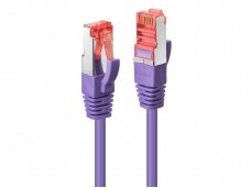 Komutacinis kabelis 7.5m S/FTP Cat6 Pimf, violetinis