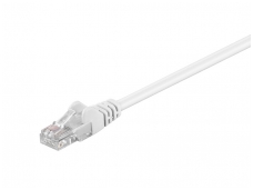 Komutacinis kabelis 7,5m UTP Cat5E, baltas
