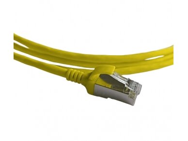 Komutacinis kab. 2.0m S/FTP 6A kat.,(Dia. 4,2mm) geltonas