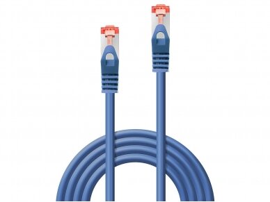 Komutacinis kabelis 0.3m S/FTP Cat6 Pimf, mėlynas 1
