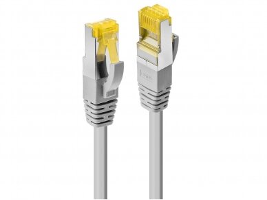 Komutacinis kabelis 0.3m S/FTP Cat7 Pimf, LSZH, pilkas