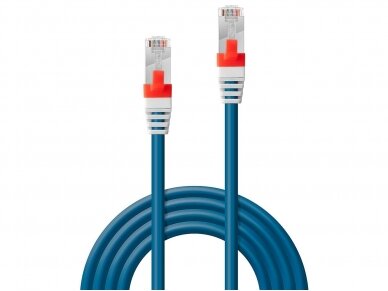 Komutacinis kabelis 0.5m S/FTP Cat6A Pimf, LSZH, mėlynas 1