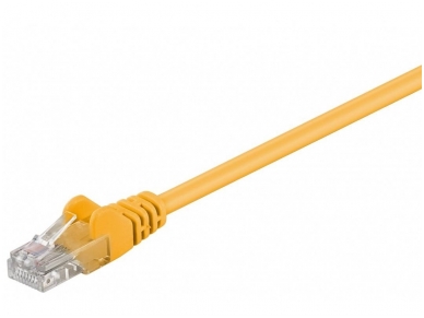 Komutacinis kabelis 10m UTP Cat5E, geltonas