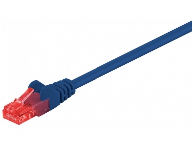 Komutacinis kabelis 10m UTP Cat6, mėlynas
