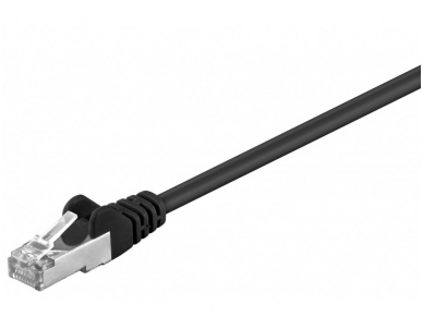 Komutacinis kabelis 15m F/UTP Cat5E, juodas