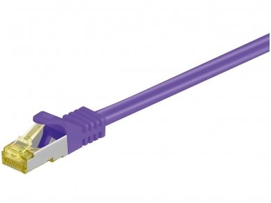 Komutacinis kabelis 1,5m S/FTP Cat7 Pimf, violetinis LSZH CU