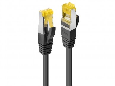 Komutacinis kabelis 1m S/FTP Cat7 Pimf, LSZH, juodas