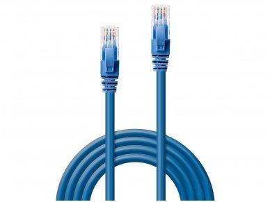 Komutacinis kabelis 1m U/UTP Cat6, mėlynas 1
