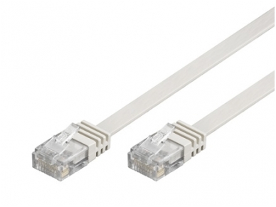 Komutacinis kabelis 20m UTP Cat5E plokščias