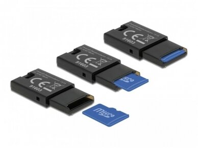 Kortelių skaitytuvas USB 2.0 MicroSD 1
