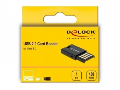 Kortelių skaitytuvas USB 2.0 MicroSD 5