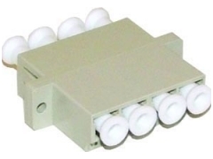 LC/LC tipo optinis adapteris,MM "Quad"