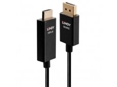 Lindy 0.5m Active DisplayPort to HDMI Cable with HDR