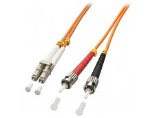 Lindy 10m LC-ST OM2 50/125 Fibre Optic Patch Cable