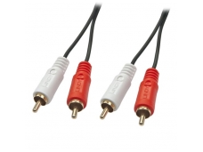 Audio kabelis 2xRCA - 2xRCA 10m, Premium
