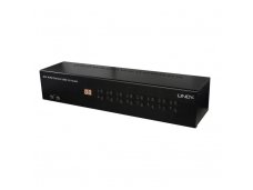 Lindy 16 Port DVI-I Single Link USB 2.0 and Audio KVM Switch Pro