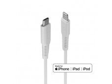 Lindy 2m USB Type C to Lightning Cable. White