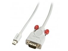 Lindy 3m Mini DisplayPort to VGA Cable. White