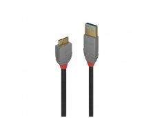 USB 3.2 kabelis  A - Micro B, 3m, Anthra Line