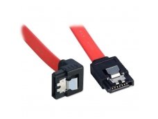 Lindy SATA Cable - Latching. Right-Angled (90??) Connector. 0.5m