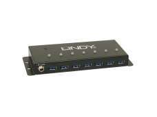 Lindy USB 3.0 Industrial 7 Port Hub. Metal