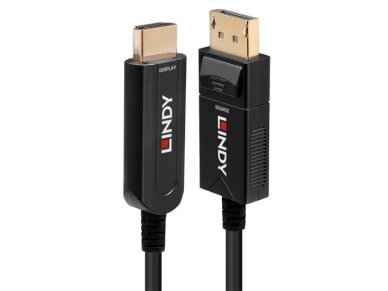 DisplayPort 1.2 į HDMI optinis kabelis 10m 4K 18G