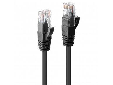 Lindy 15m CAT6 U/UTP Snagless Gigabit Network Cable. Black