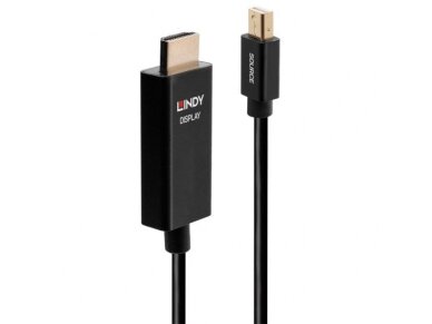 Mini-DisplayPort į HDMI aktyvus kabelis 4K 60Hz, 1m HDR