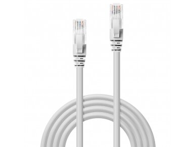 Lindy 20m CAT6 U/UTP Snagless Gigabit Network Cable. White 1