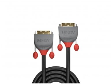 Lindy 2m DVI-D Dual Link Cable. Anthra Line 1