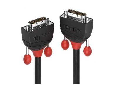 Lindy 2m DVI-D Single Link Cable. Black Line