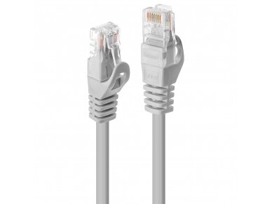 Lindy 30m CAT5e U/UTP Snagless Network Cable. Grey