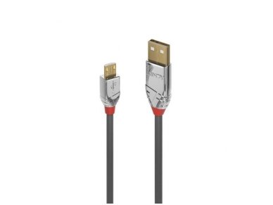 USB kabelis A - micro B 3m CROMO Line