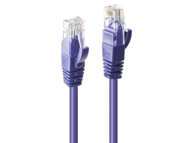 Komutacinis kabelis 7.5m U/UTP Cat6, violetinis