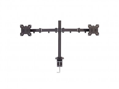 Lindy Dual Display Bracket with Pole and Desk Clamp 2