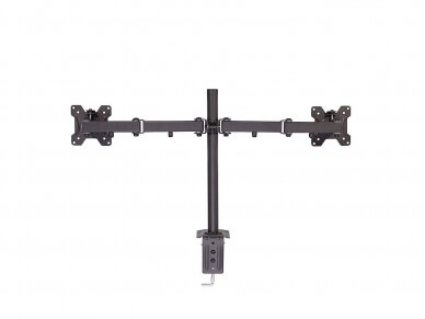 Lindy Dual Display Bracket with Pole and Desk Clamp 3