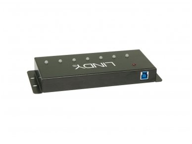 Lindy USB 3.0 Industrial 7 Port Hub. Metal 1